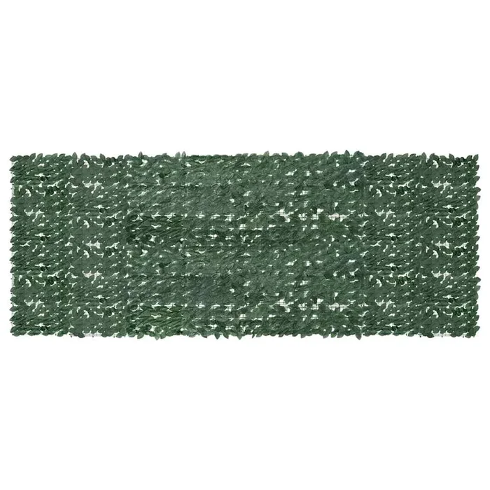 vidaXL Toldo para balcón con hojas verde oscuro 400×150 cm