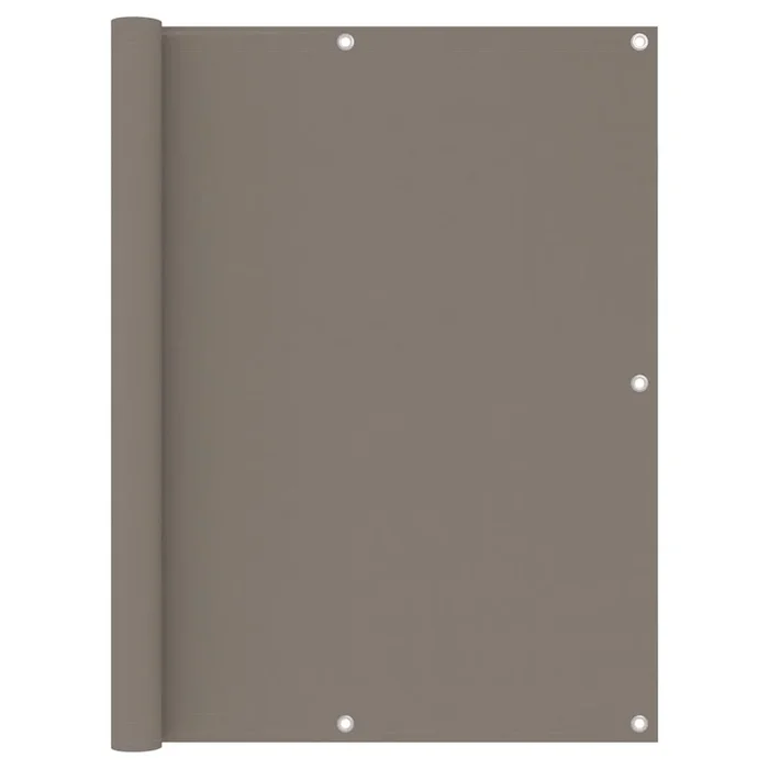 vidaXL Toldo para balcón de tela oxford gris taupé 120×300 cm