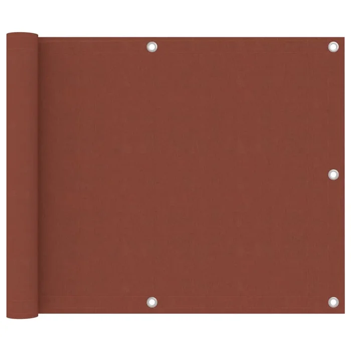 vidaXL Toldo para balcón de tela oxford terracota 75×300 cm