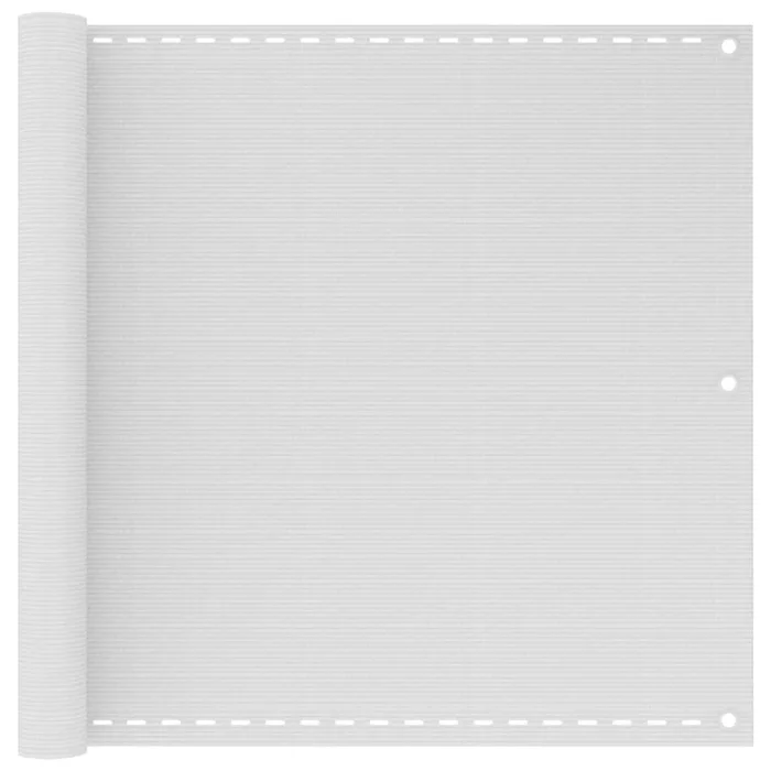 vidaXL Toldo para balcón HDPE blanco 90×300 cm