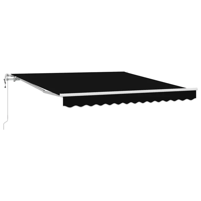 vidaXL Toldo Retráctil 300 x 250 cm Negro
