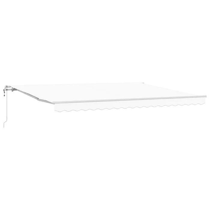 vidaXL Toldo Retráctil 450 x 300 cm Blanco