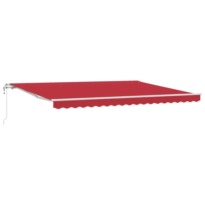 vidaXL Toldo Retráctil 450 x 300 cm Rojo