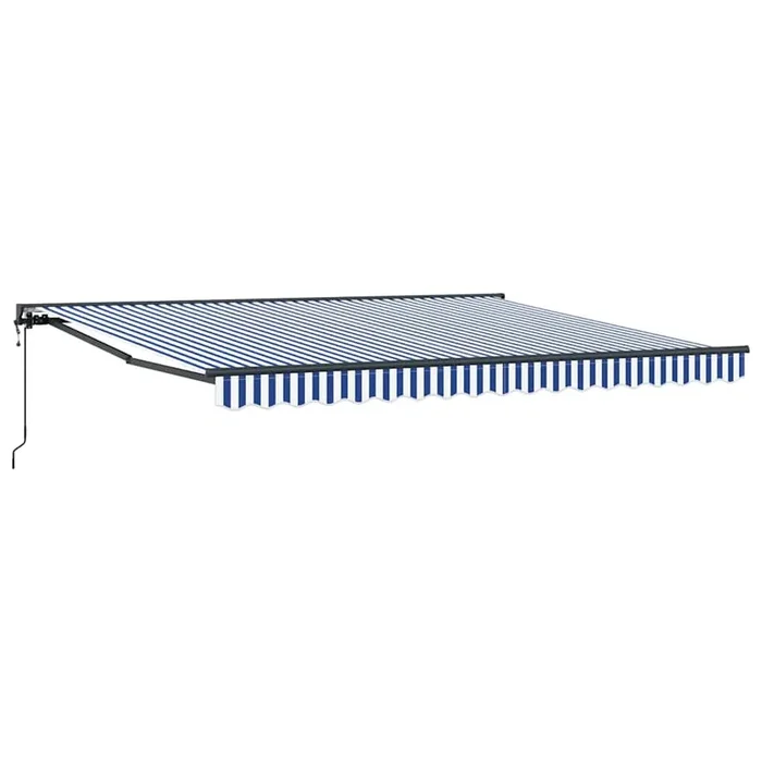 vidaXL Toldo Retráctil Azul y 400×300 cm tela