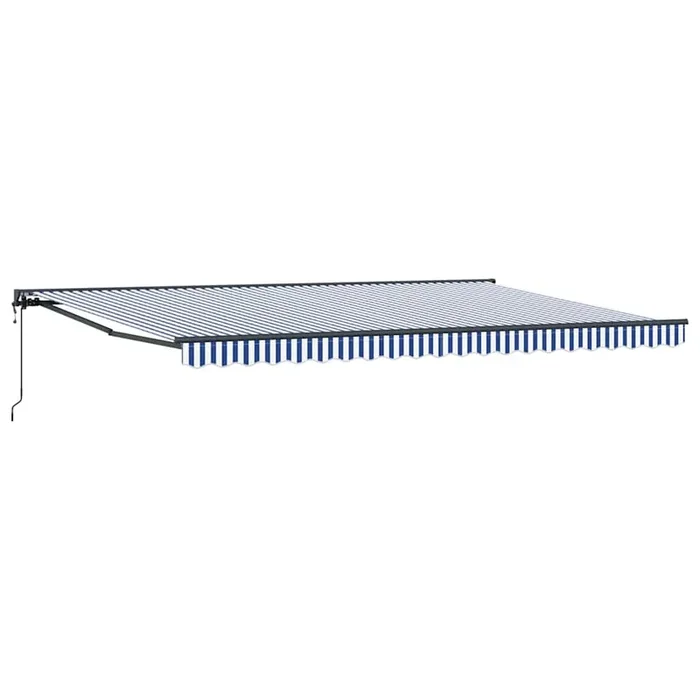 vidaXL Toldo Retráctil Azul y 500×300 cm tela