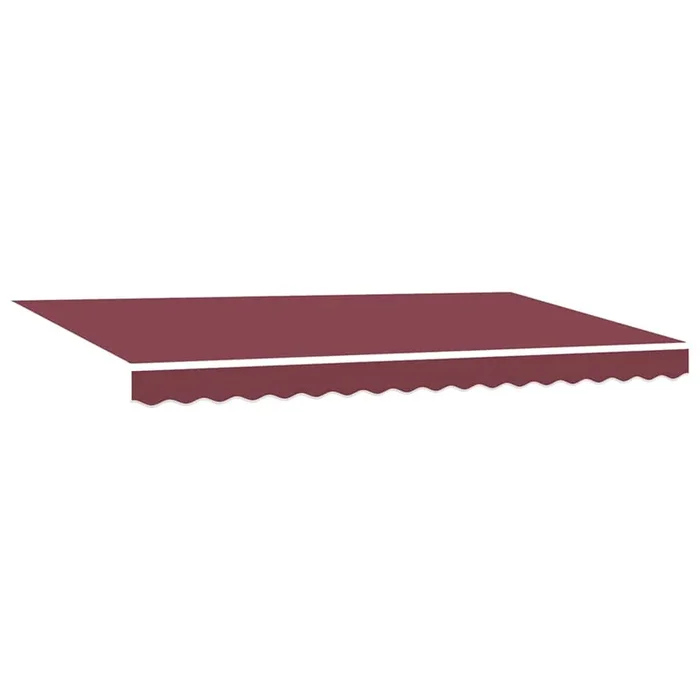 vidaXL Toldo Retráctil Burdeos 400 x 200 cm Poliéster y Aluminio