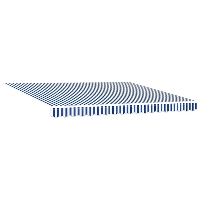 vidaXL Toldo Retráctil Manual Azul y 350 x 250 cm Tela, Metal (2)