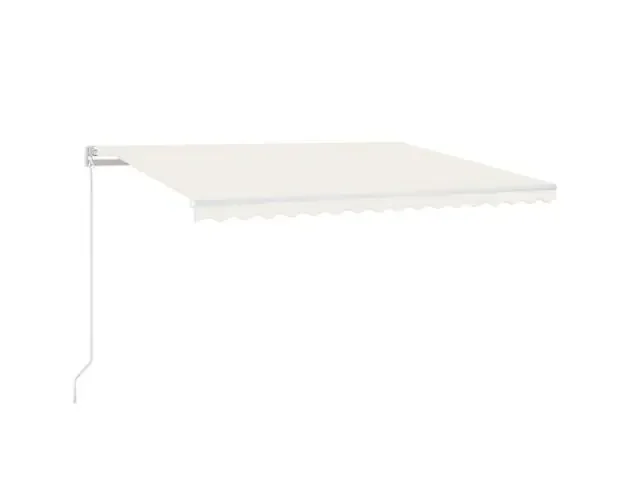 vidaXL toldo retráctil manual crema 400×350 cm | Brico Depôt Compra Online