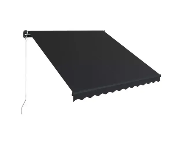 vidaXL toldo retráctil manual gris antracita 300×250 cm | Brico Depôt Popolare
