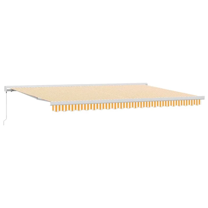 vidaXL Toldo Retráctil Naranja y 500 x 300 cm Tela y Metal