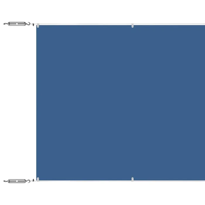 vidaXL Toldo vertical tela oxford azul 100×1200 cm