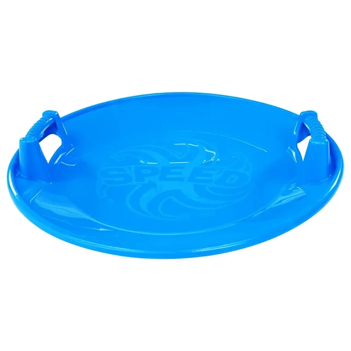 vidaXL Trineo redondo PP azul 66,5 cm