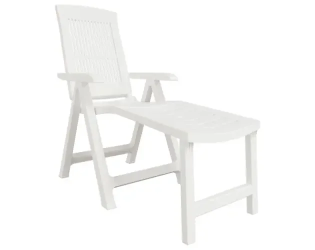vidaXL tumbona de plástico blanco | Brico Depôt Offerta