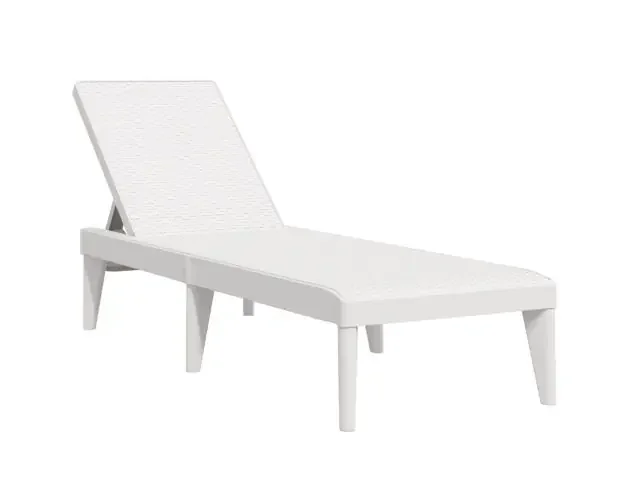 vidaXL tumbona de pp blanco 186x60x29 cm | Brico Depôt Compra Oggi Stesso