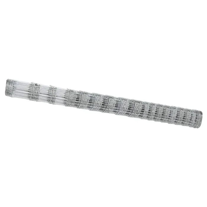 vidaXL Valla de campo Gris 1.5 x 10 m Acero (2)