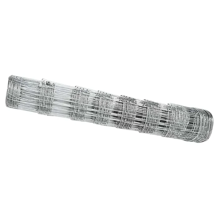 vidaXL Valla de campo Plateado 50 x 0.8 m Acero galvanizado