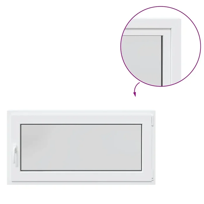 vidaXL Ventana de sótano «RISOR» 120×60 cm oscilobatiente DIN derecha