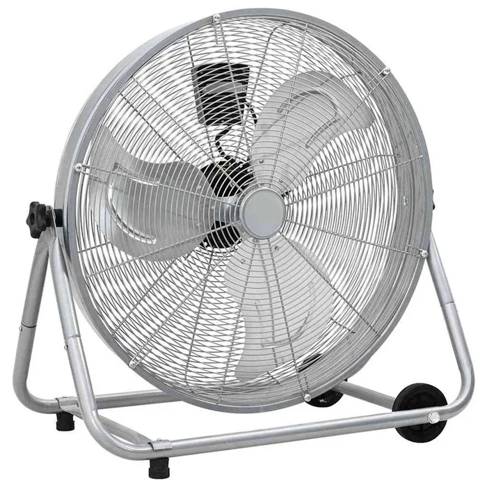 vidaXL Ventilador de tambor con rueda 73 x 42 x 70 cm Aluminio