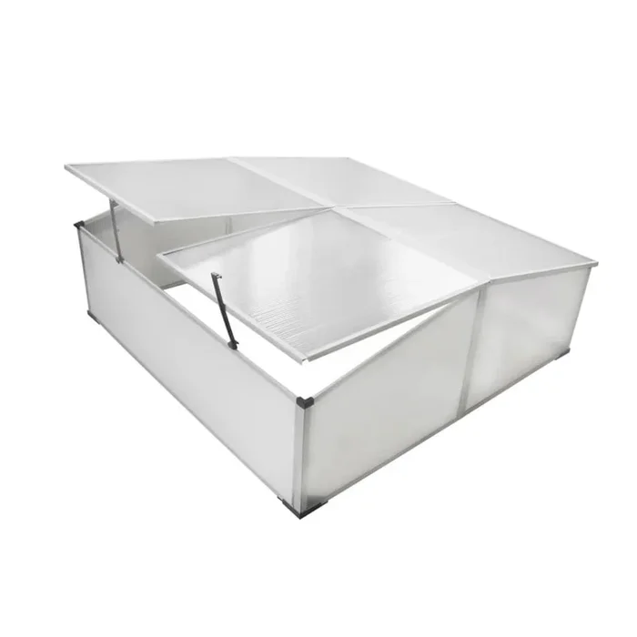vidaXL Vivero con 4 tapas 108x110x41 cm