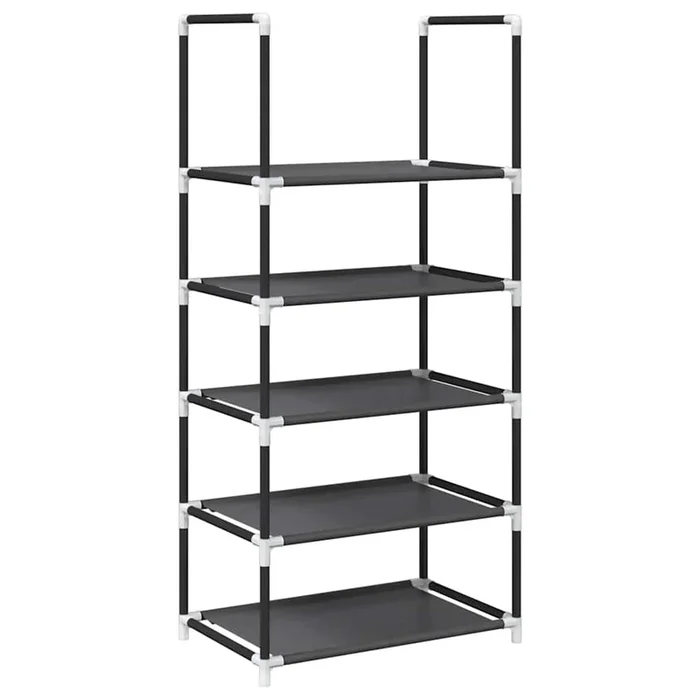 vidaXL Zapatero 5 niveles negro 44x28x94 cm tejido no tejido