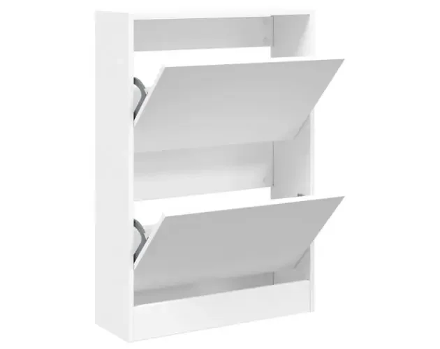 vidaXL zapatero de madera de ingeniería blanco 60x21x87,5 cm | Brico Depôt Vendita Finale