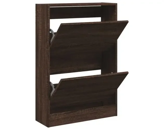 vidaXL zapatero de madera de ingeniería marrón roble 60x21x87,5 cm | Brico Depôt Prezzo Conveniente
