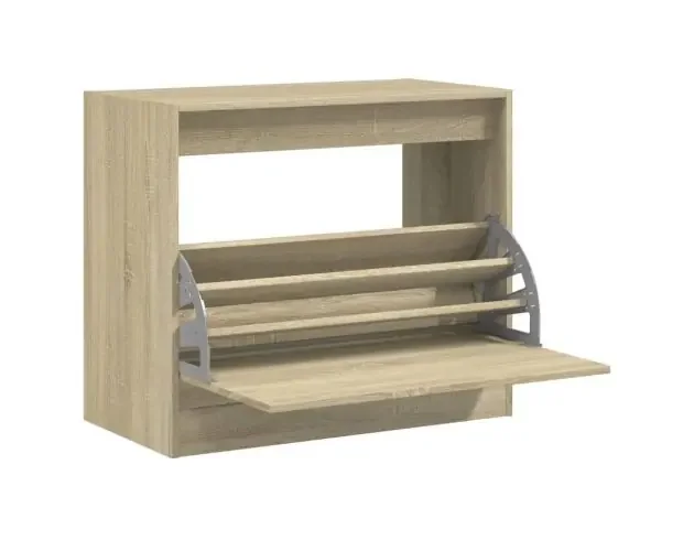 vidaXL zapatero de madera de ingeniería roble sonoma 80x42x69 cm | Brico Depôt Solo Oggi