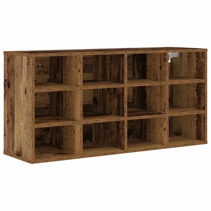 vidaXL Zapatero Madera vieja 103 x 30 x 51 cm Madera contrachapada