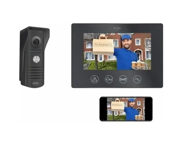 Videoportero ip elro dv50 con pantalla a color de 7 puLGadas y visión noctu | Brico Depôt Nuova Collezione