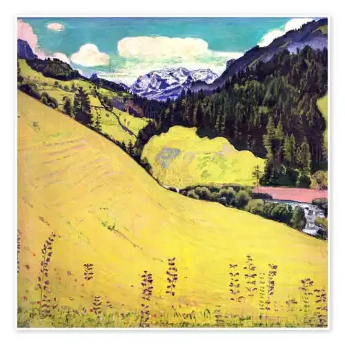 View of the Blüemlisalp de Ferdinand Hodler akg-images