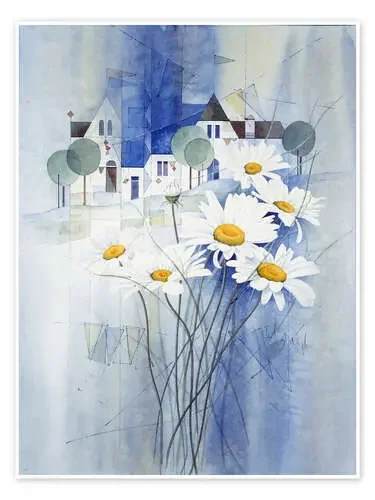 View with marguerites de Franz Heigl Advocate Art