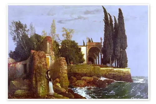 Villa junto al mar de Arnold Böcklin Bridgeman Images