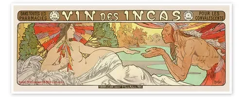 Vin des Incas de Alfons Mucha Master Collection