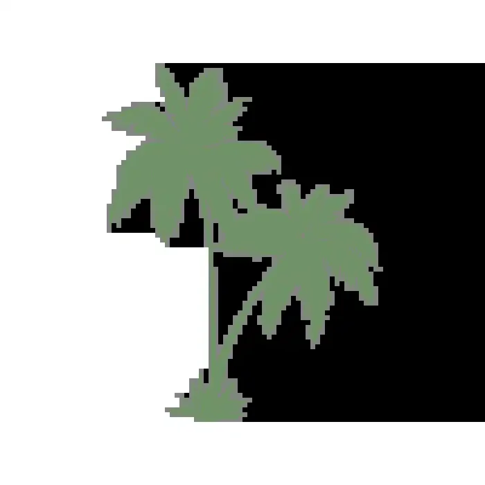Vinil Decorativo Floral FL109, Grande, Verde Pesto 8948-25, Original