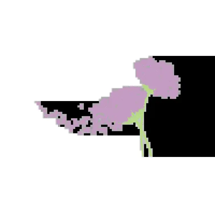Vinilo Decorativo Floral FL211, Grande, Verde Lily 8948-22, Violeta Antiguo 8958-23, Invertir