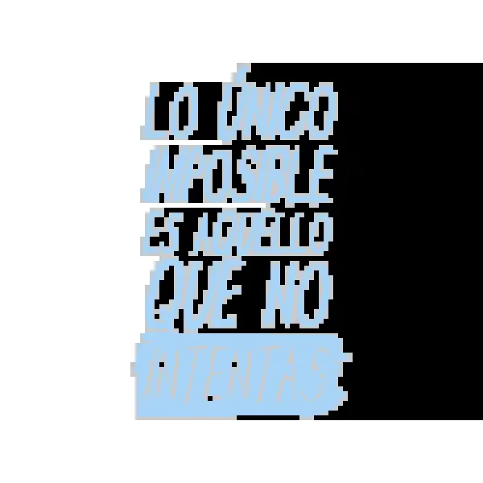 Vinilo Decorativo Textos TE016, Pequeño, Azul Cielo 8238-07, Original