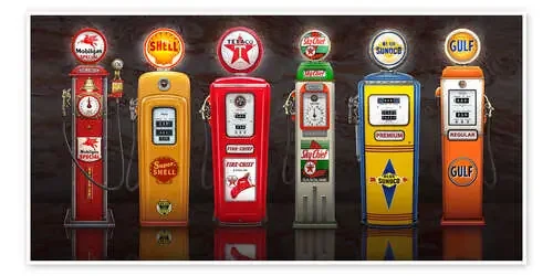 Vintage Gas Pumps de Michael Fishel Big Vision Publishing