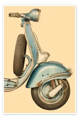 Vintage Italian Scooter de Martin Bergsma