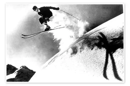 Vintage ski jumper de Vintage Ski Collection akg-images