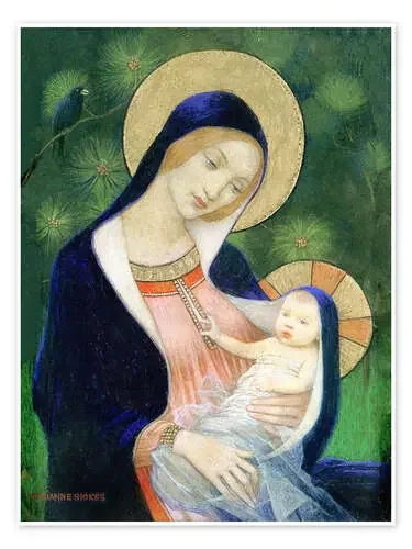 Virgen con niño de Marianne Stokes Master Collection
