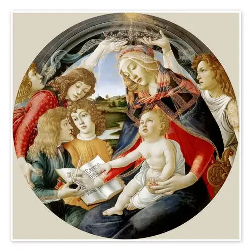Virgen de la grandeza de Sandro Botticelli Master Collection