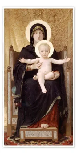 Virgen y niño de William Adolphe Bouguereau Master Collection
