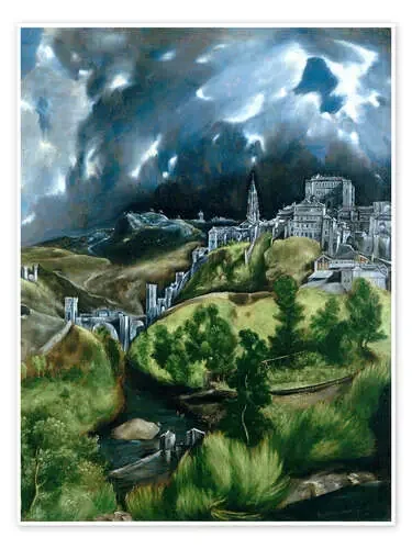 Vista de Toledo de Dominikos Theotokopoulos (El Greco) Master Collection