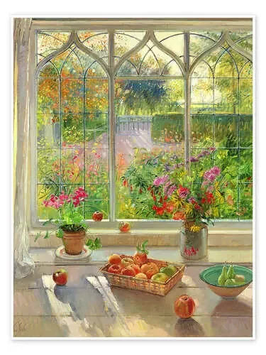 Vista hacia el jardín de Timothy Easton Bridgeman Images