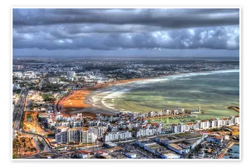 Vista sobre la playa de agadir de HADYPHOTO
