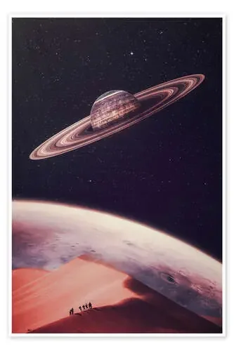 Walk on a Dune With Spaceship Above de Gen Z