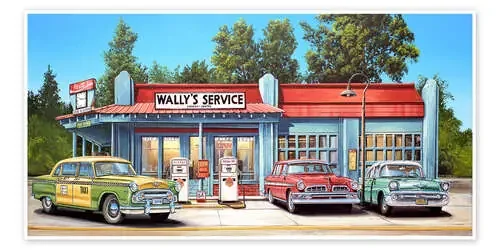 Wally’s Service and Vintage Cars de Georg Huber