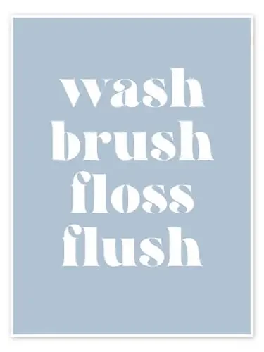 Wash Brush Floss Flush II de Typobox Editors Choice