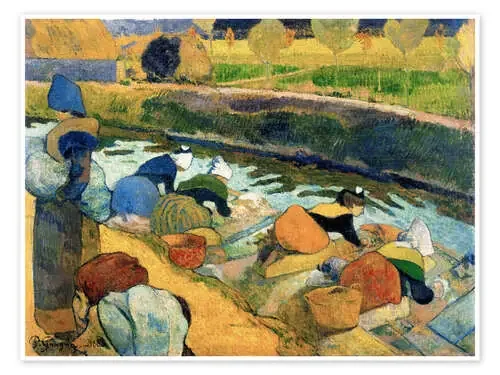 Washerwomen de Paul Gauguin Master Collection