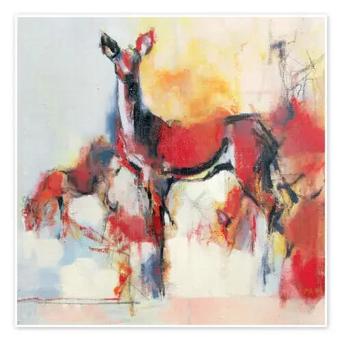 Watching Deers de Mark Adlington Bridgeman Images